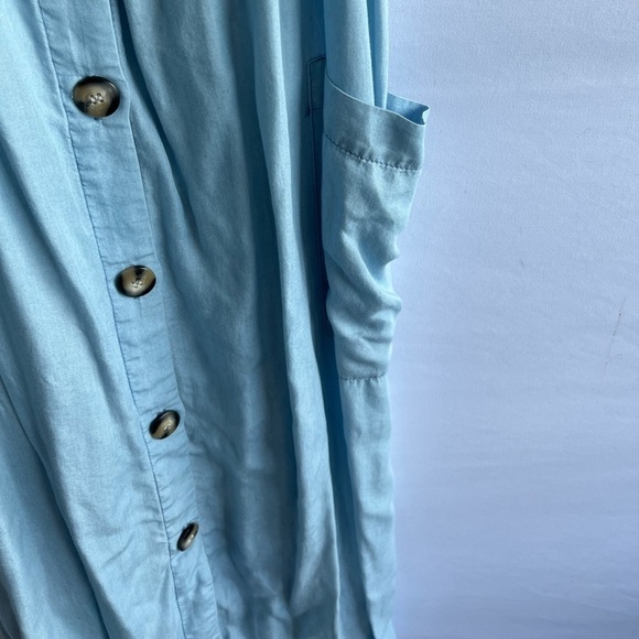 Zara TRF Collection Light Blue Midi Dress - Picture 5 of 15